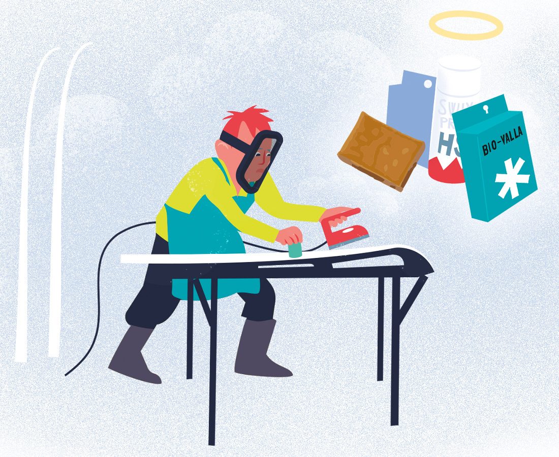 Illustration av vallning och vallor.