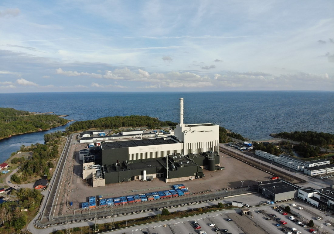 Kärnkraftverk vid havet