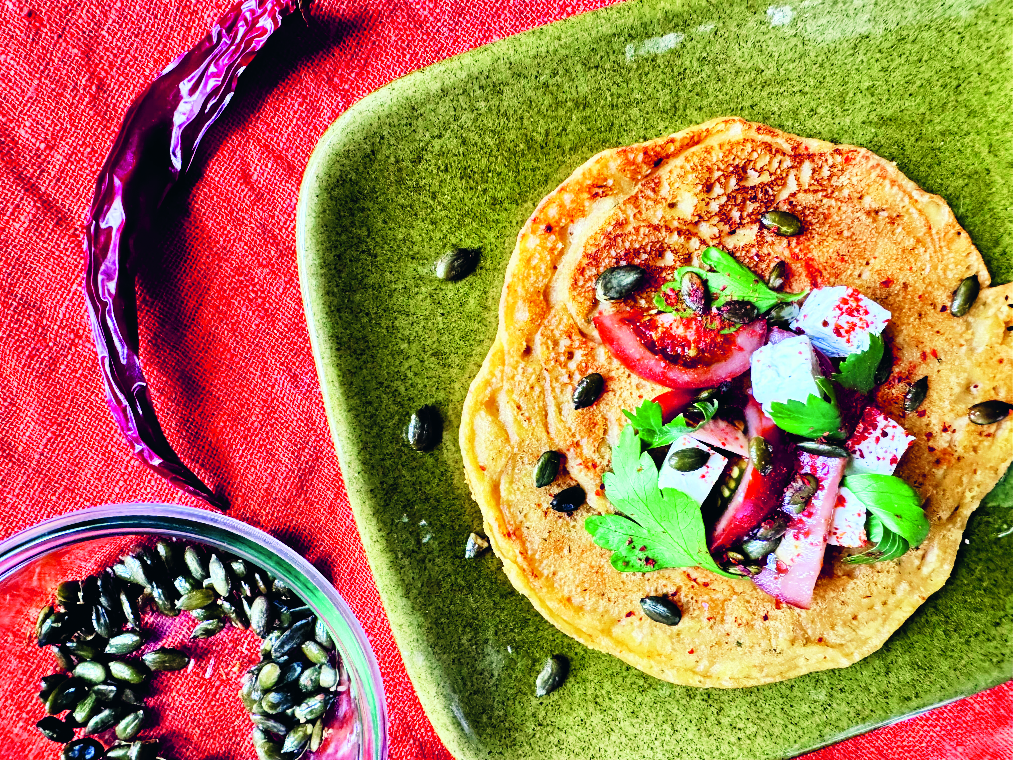 Pannkaka med pålägg