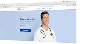 Patienterna loggar in till Min Doktor via bank-id.