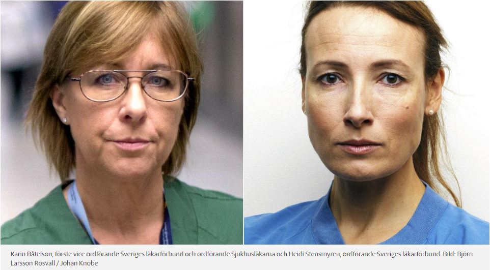 Karin Båtelson och Heidi Stensmyren