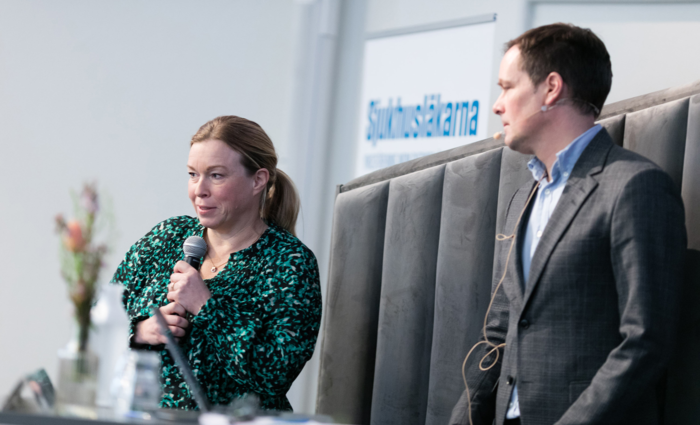 Elin Karlsson, ordförande i Sjukhusläkarna.