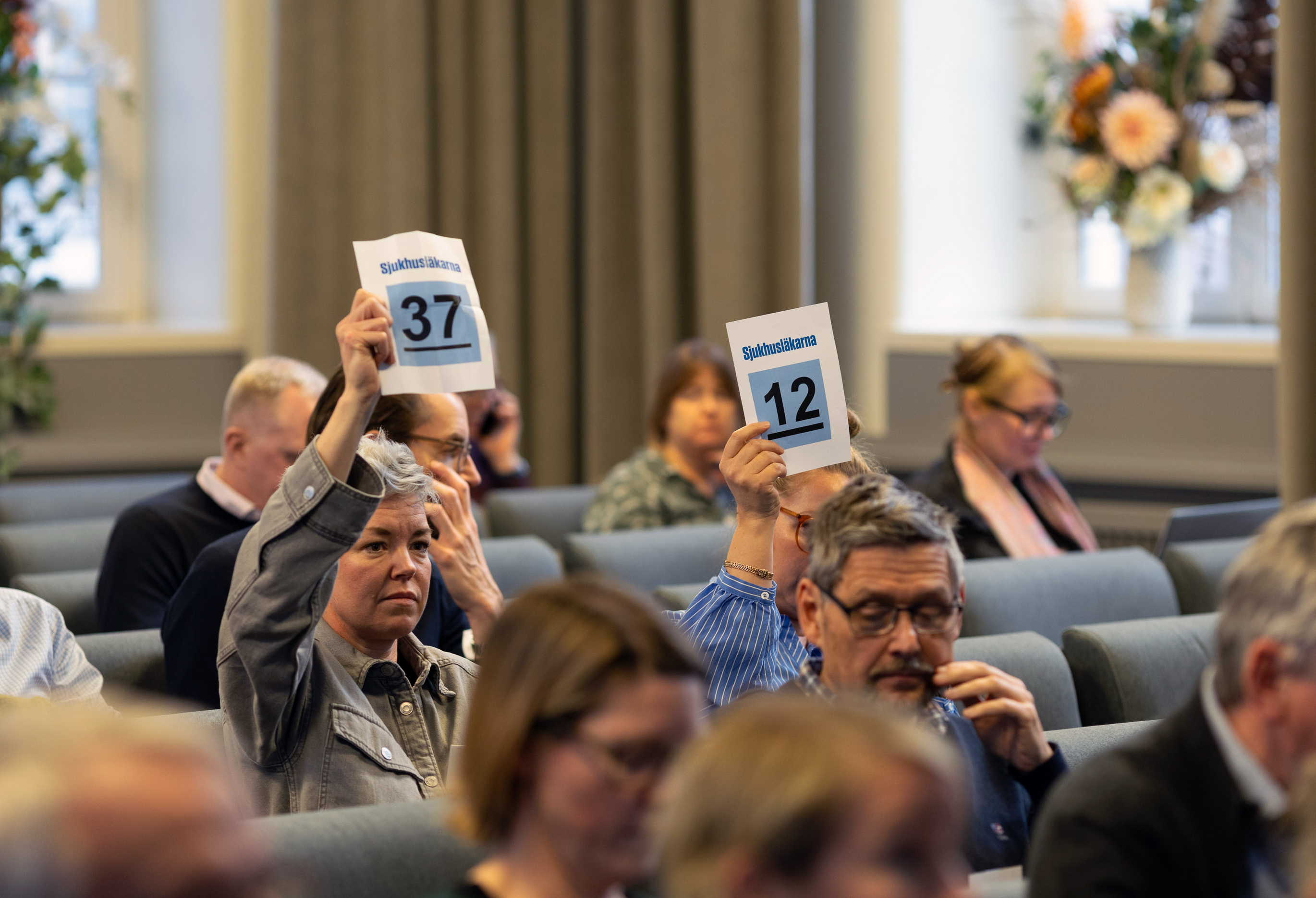Sjukhusläkarnas årsmöte.