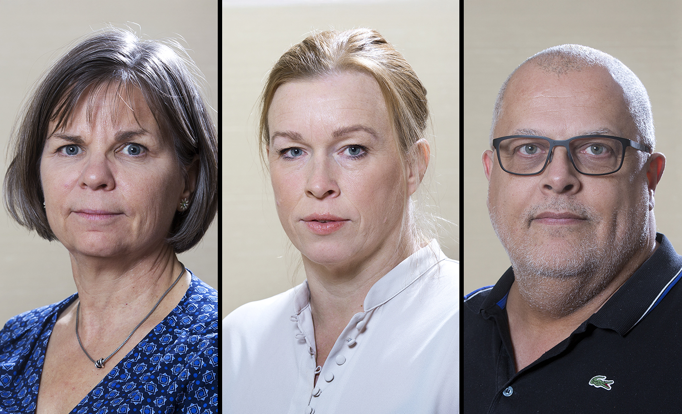 Karin Filipsson, Elin Karlsson och Jonas Holm, Sjukhusläkarna.