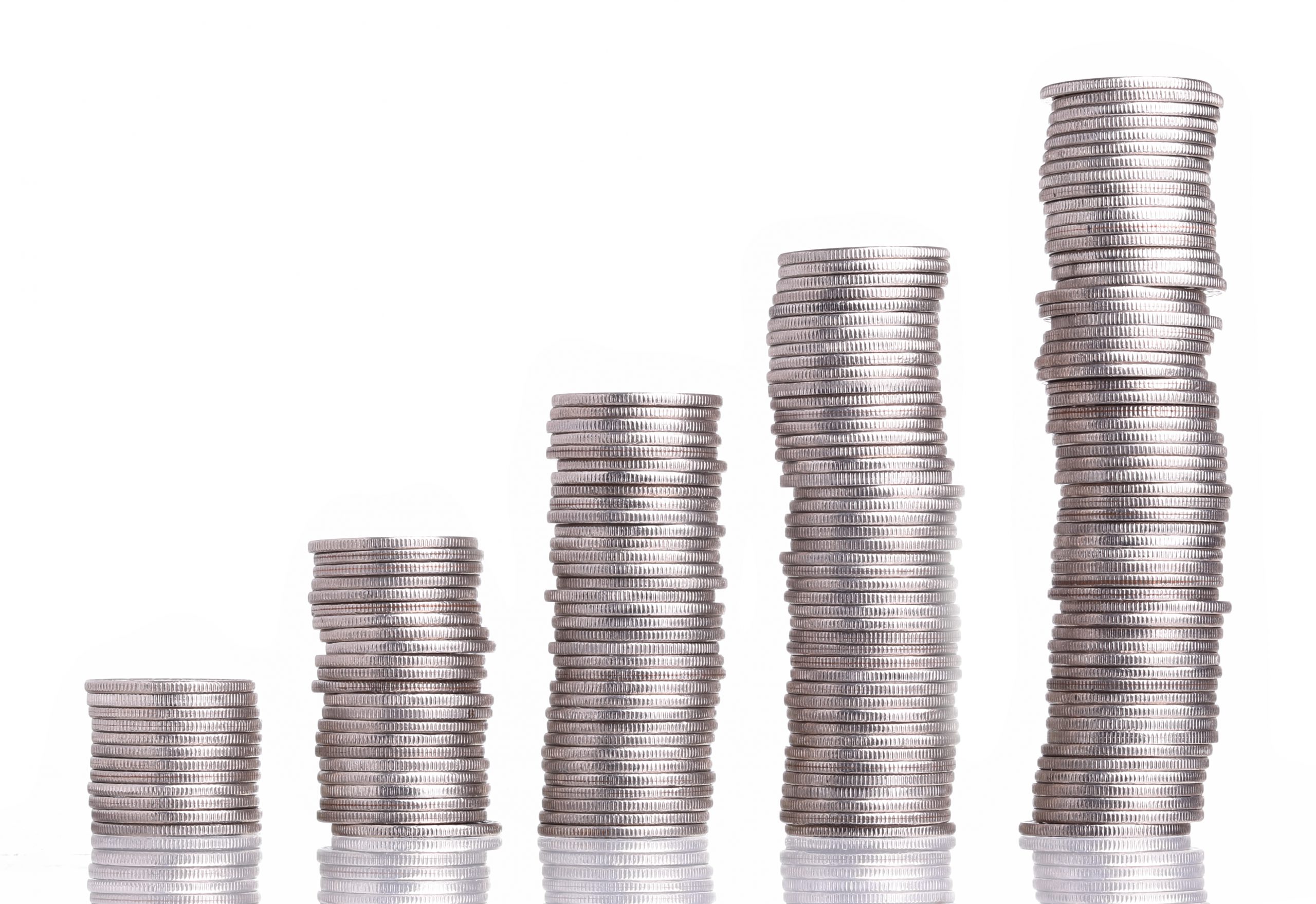 7016627-five-stacks-of-coins
