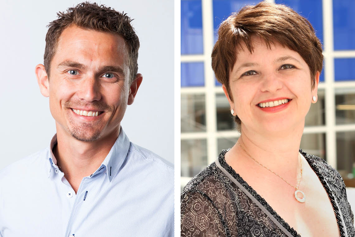 Jonas Cederlöf och Denise Marica