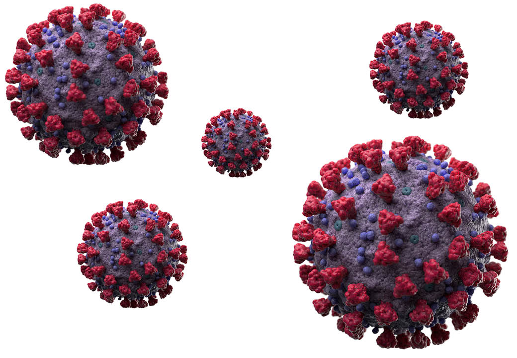 Coronaviruskollage.