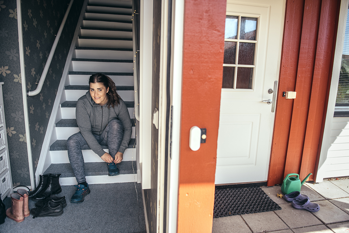 Att kunna ta en löprunda på lunchen har varit det bästa med att jobba hemma under pandemin.