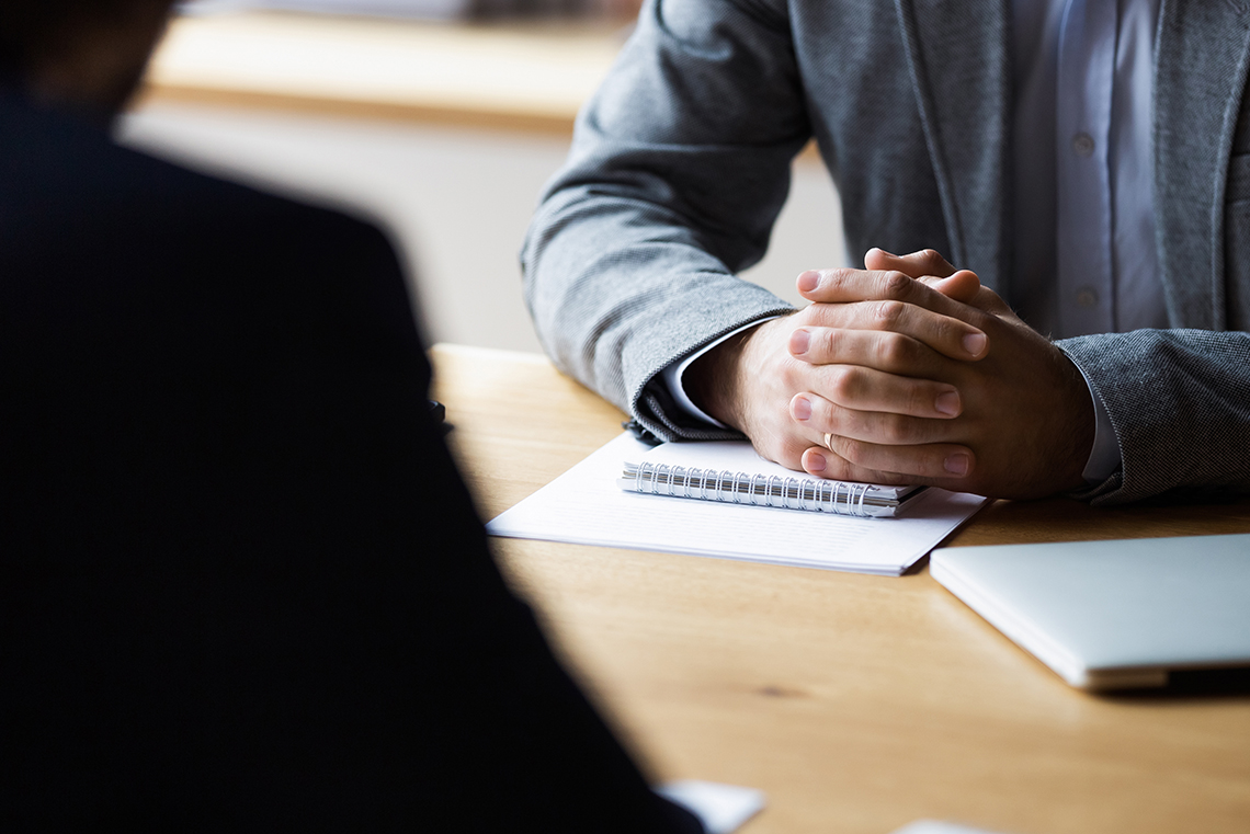 Anställningsintervju. Foto: Getty.