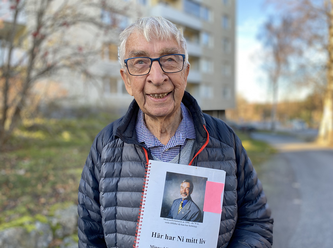 Alf Sandström, Akademikerförbundet SSRs äldste medlem.