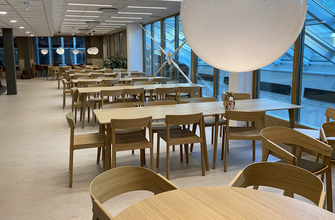 Matsalen på Post- och telestyrelsen. Foto: Stefan Karlsson