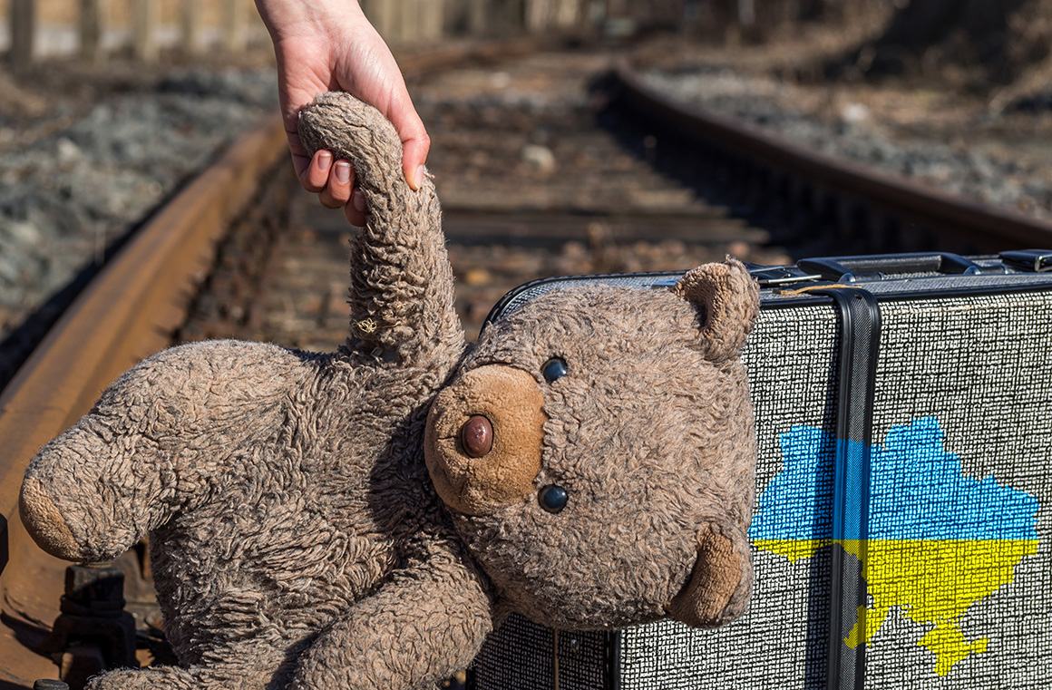 6000 barn kan att komma till Sverige på flykt undan kriget i Ukraina, enligt Migrationsverkets prognos. Foto: Getty.