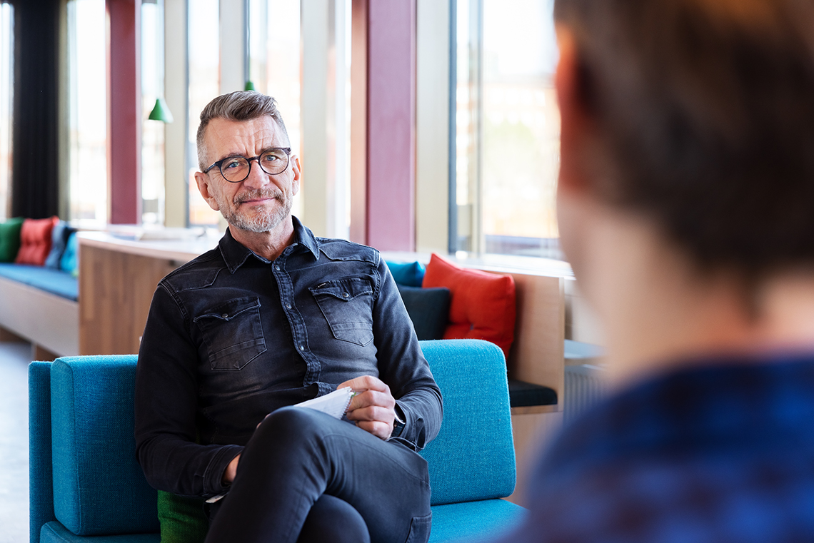 Patrik Nordlund, socionom HSB Göteborg. Foto: Paul Björkman.