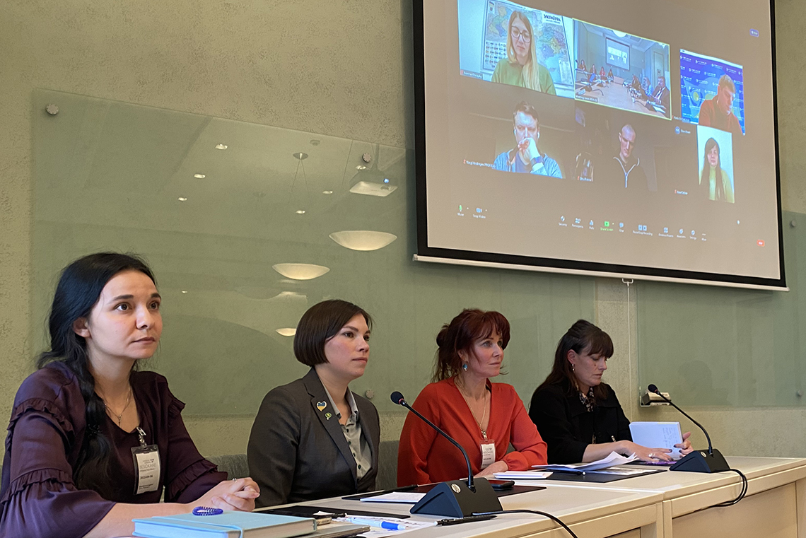 Ukrainska röster om kriget, seminarium i riksdagshuset. Foto: Stefan Karlsson