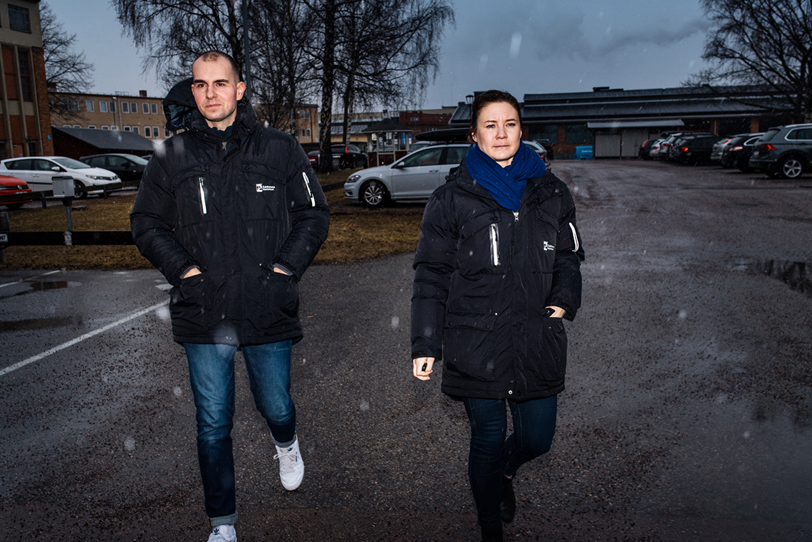 Satu Nyström och Anes Dujsic rekryterades som en del i Eskilstunas satsning på förebyggande arbete.