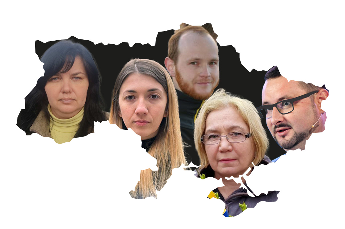 Ukraina_kollage 1 år efter invasionen