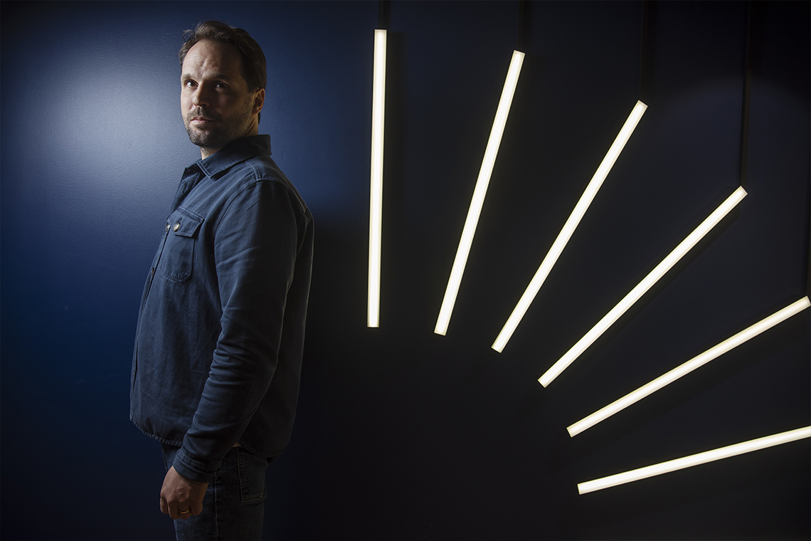 Alexander Westerdahl, HR-chef på Spotify, är ovan vid dåliga tider. Foto: Linus Sundahl-Djerf