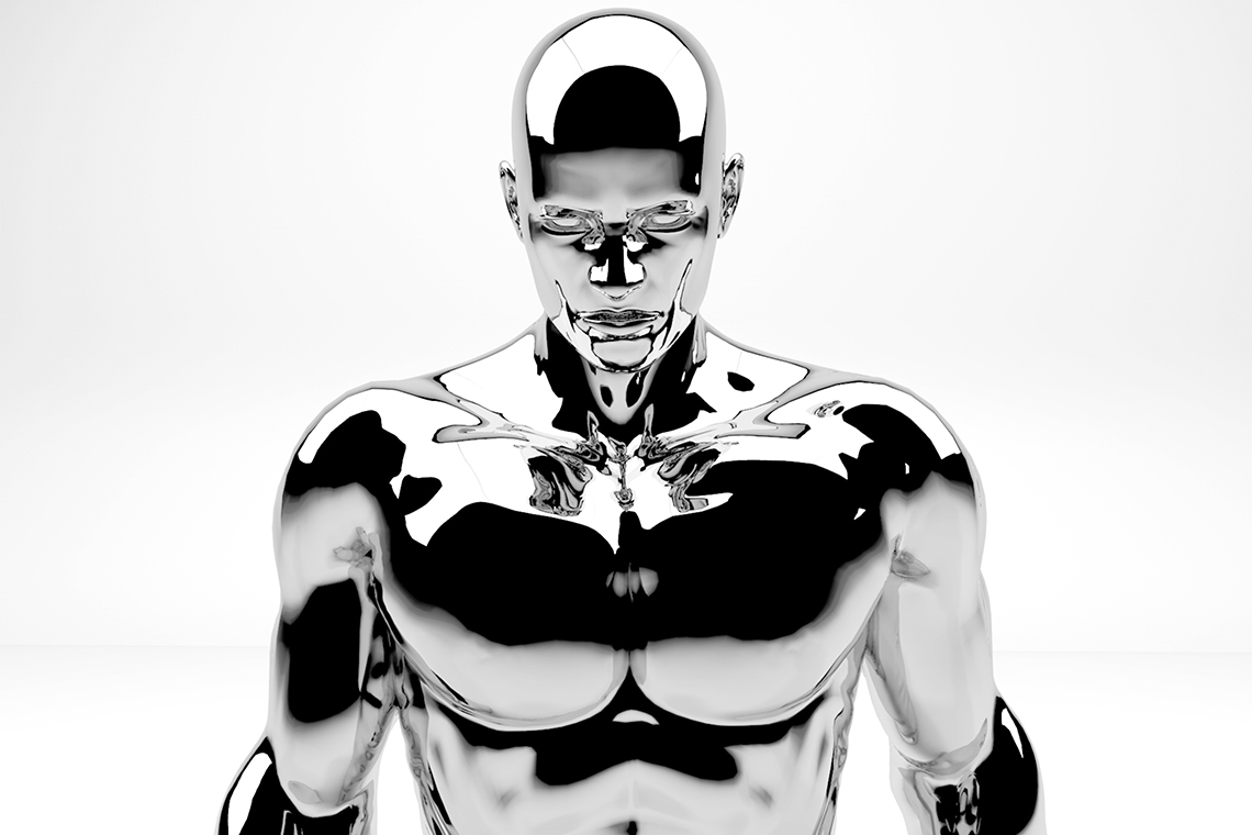 Robot som mänsklig avbild.