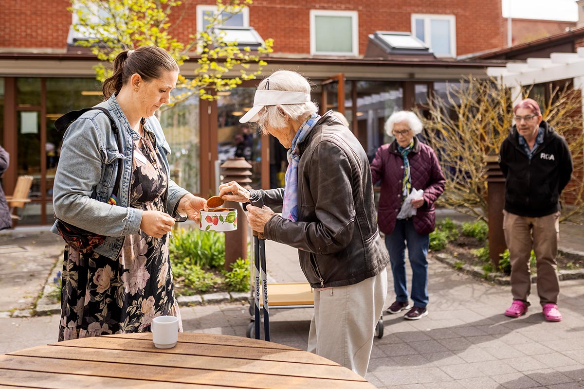 Teresia Wellander på Trivselpunkten i Staffanstorp.