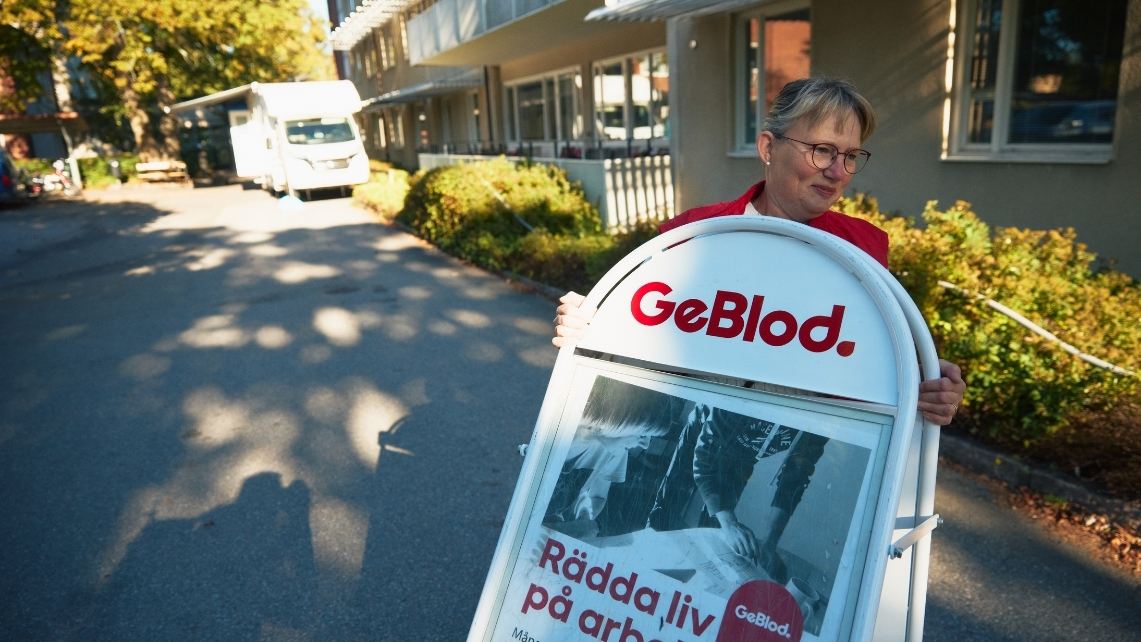 Ge blod skylt under beredskapsveckan