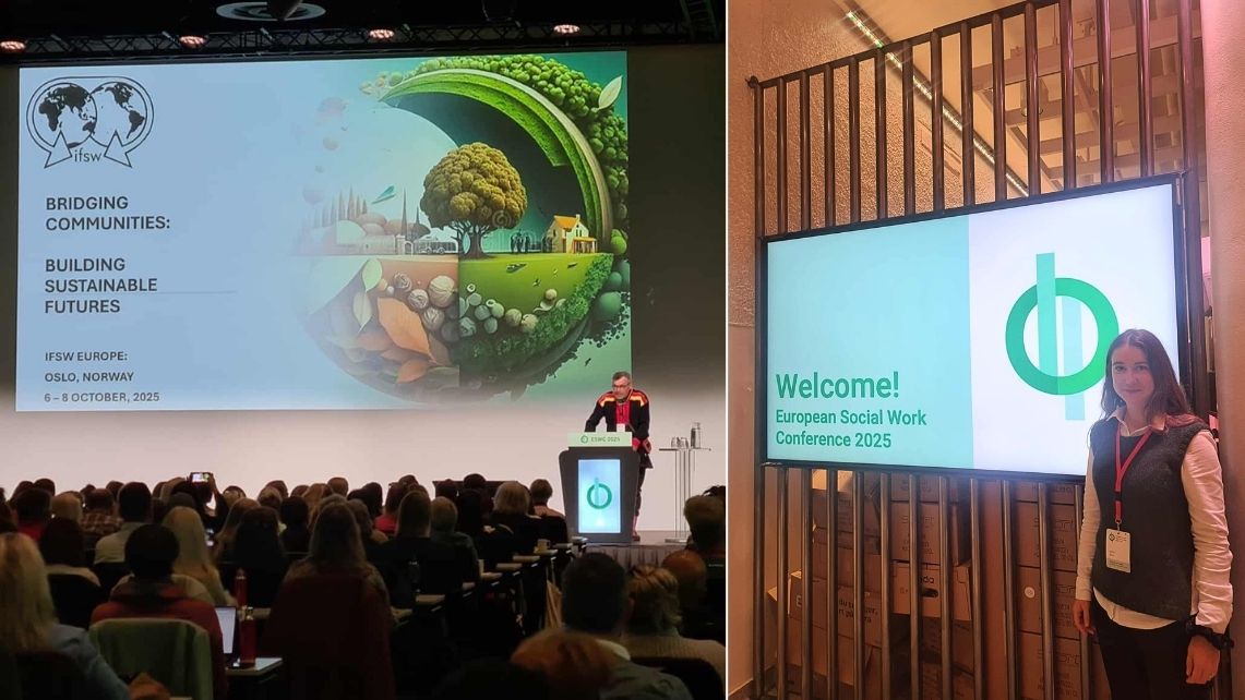 Maria Båld deltog på International Federation of Social Workers konferens i Oslo