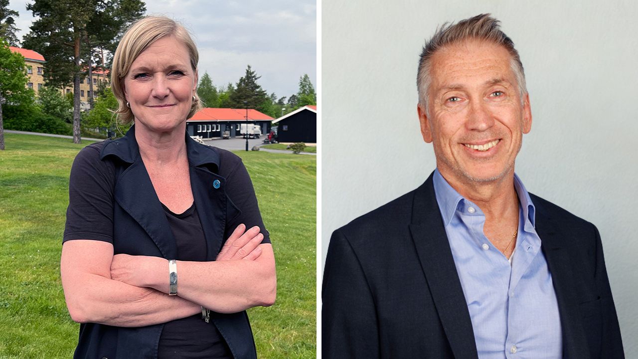 Porträttbilder på Monica Engström och Lars-Erik Ekbäck Eriksson.