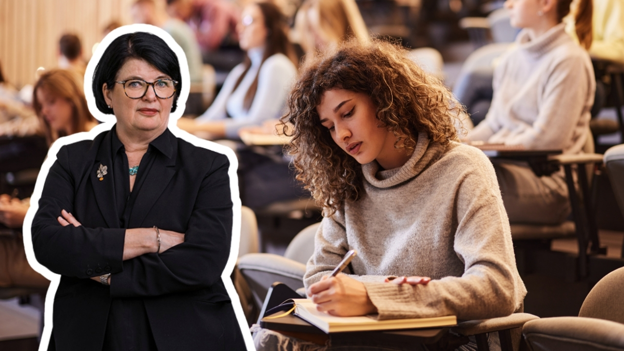 Porträttbild på Heike Erkers.