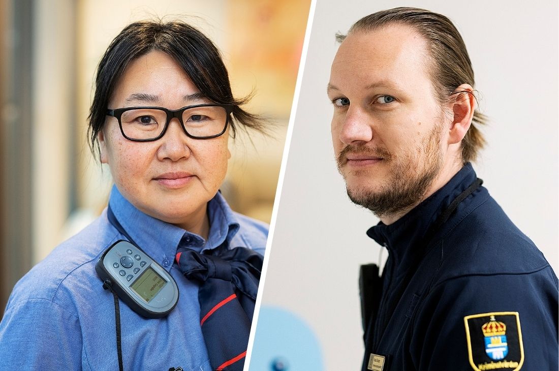 Porträttbilder på Jessica Rönnerfors och Niclas Soneson.