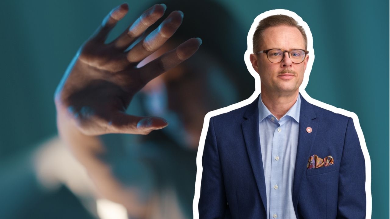 Porträttbild på Daniel Hjalmarsson till artikeln om hur våld i nära relationer kan bli ett arbetsmiljöproblem.