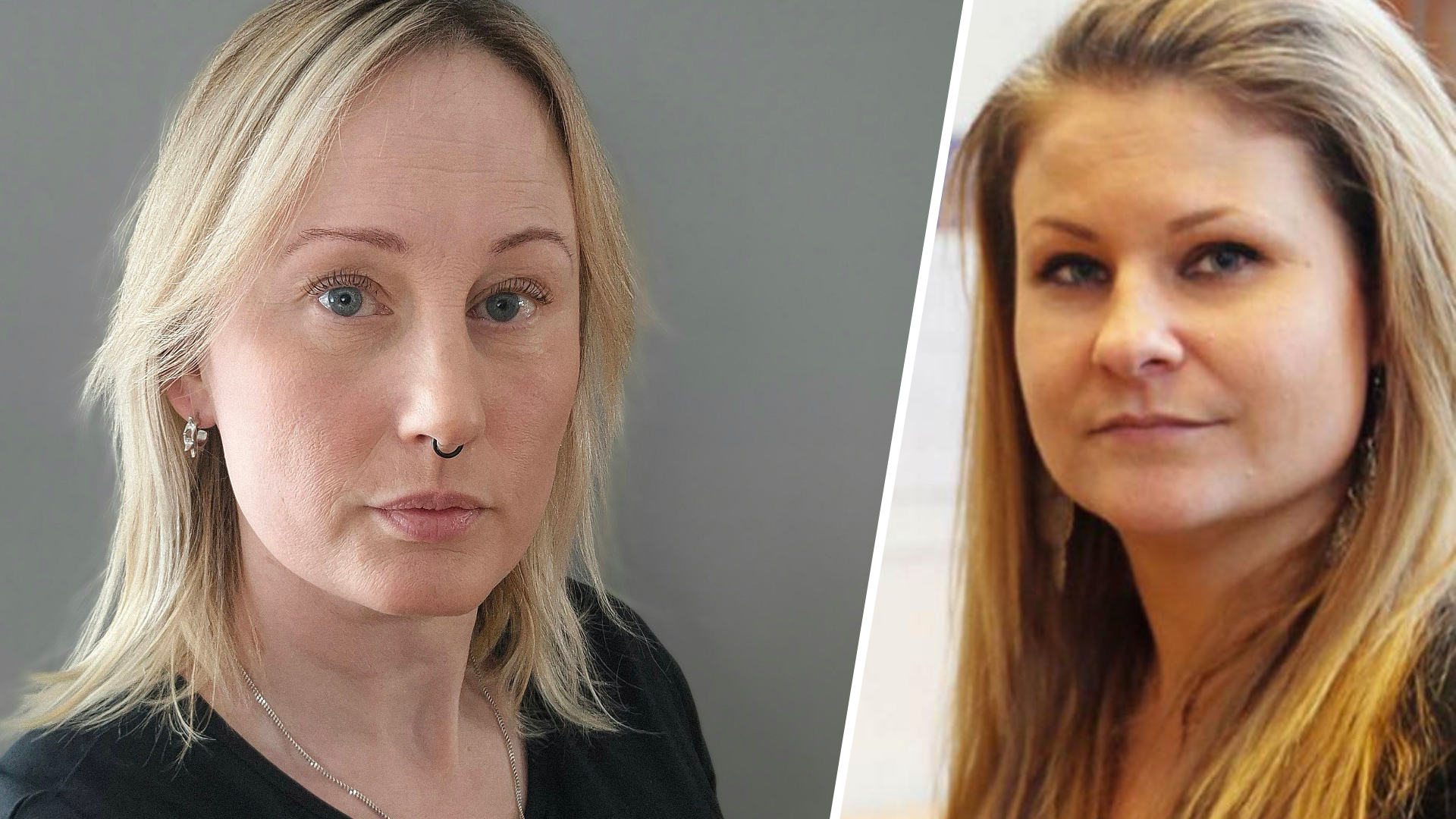 Porträttbilder på Jessica Bentsen och Zara Böhlenius