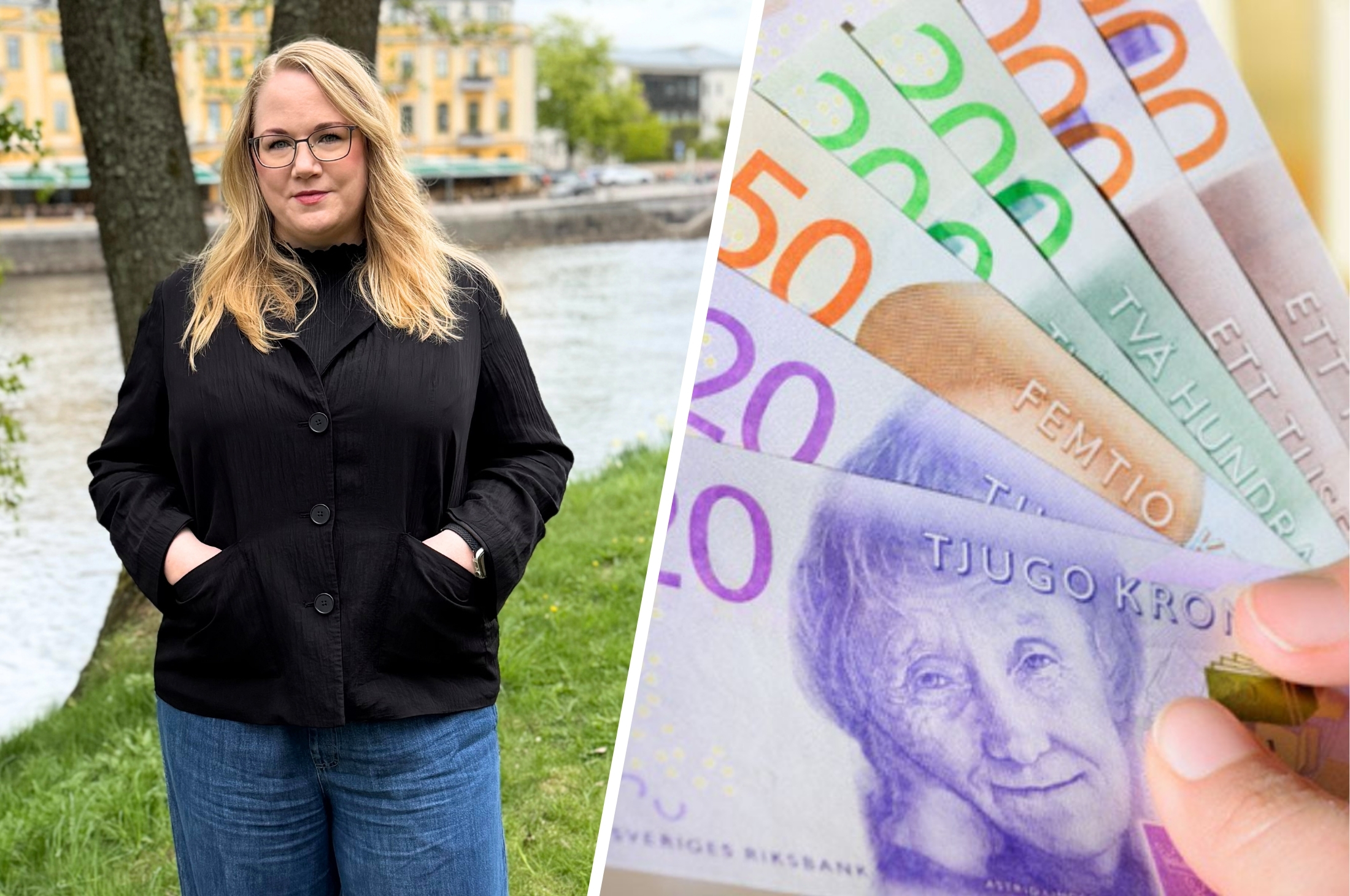 Porträttbild på Therese Kristoffersson, ordförande i Akademikerförbundet SSR, Region Värmland.