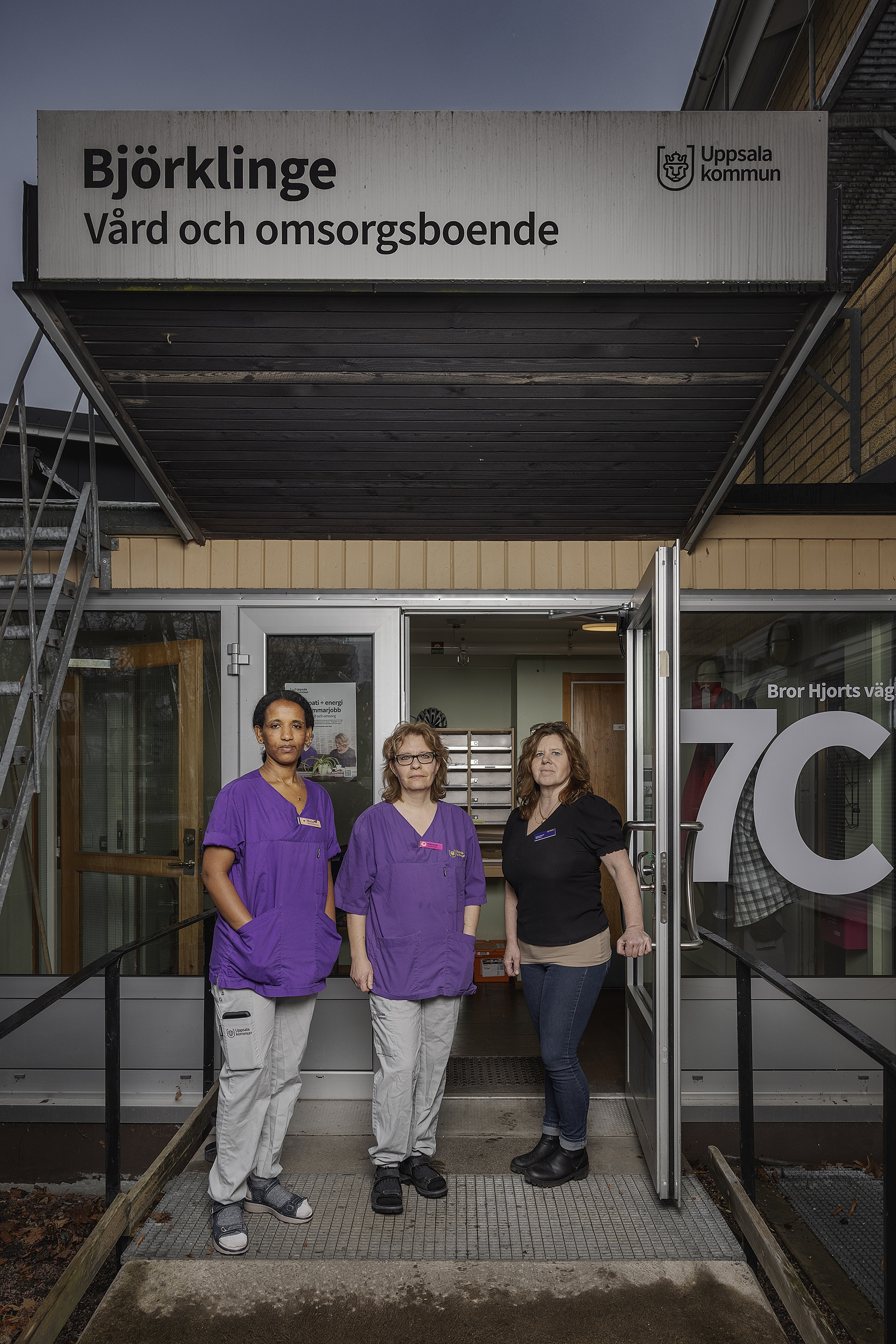 Personal på Björklingegården.