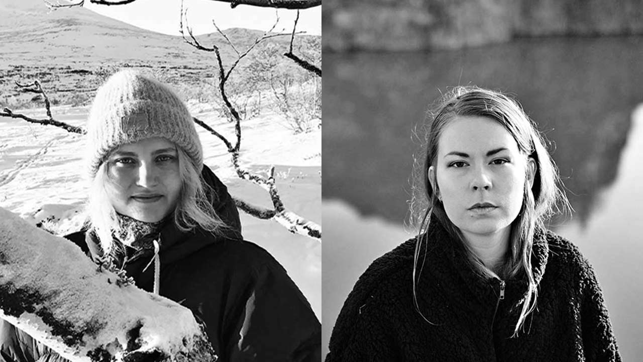 Porträttbilder på Siri Lindstedt och Lovisa Dahlqvist