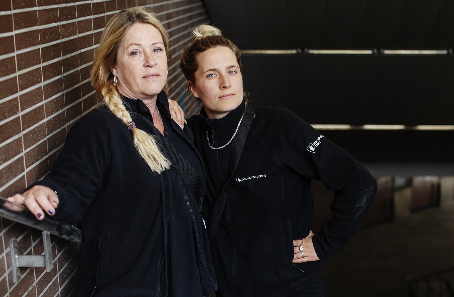 Tillsammans utgör de uppsökarteamet på T-centralen i Stockholm.
