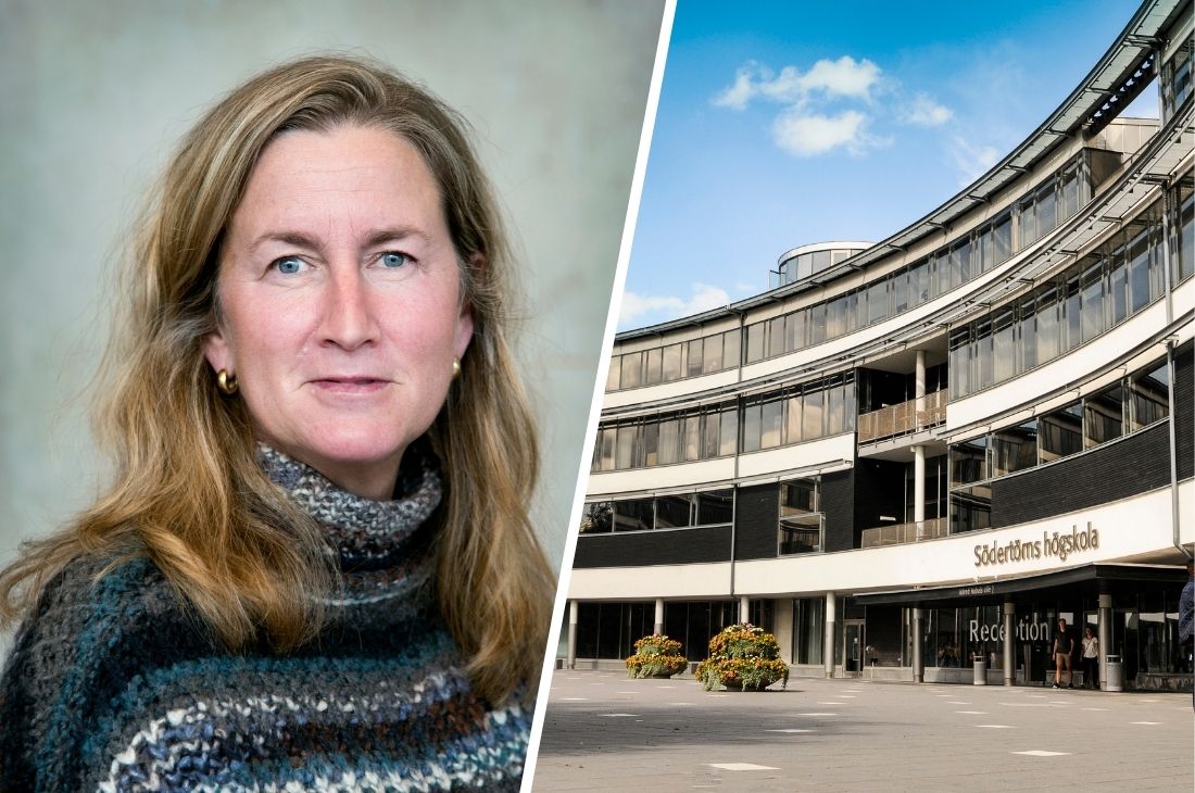 Kurator Ann-Louise Ebérus. Foto: Södertörns högskola