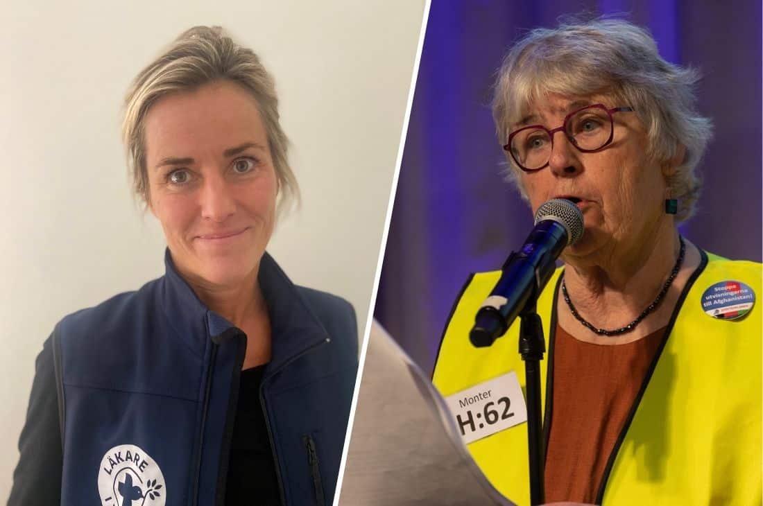 Porträttbilder på Kristin Harning och Karin Fridell Anter