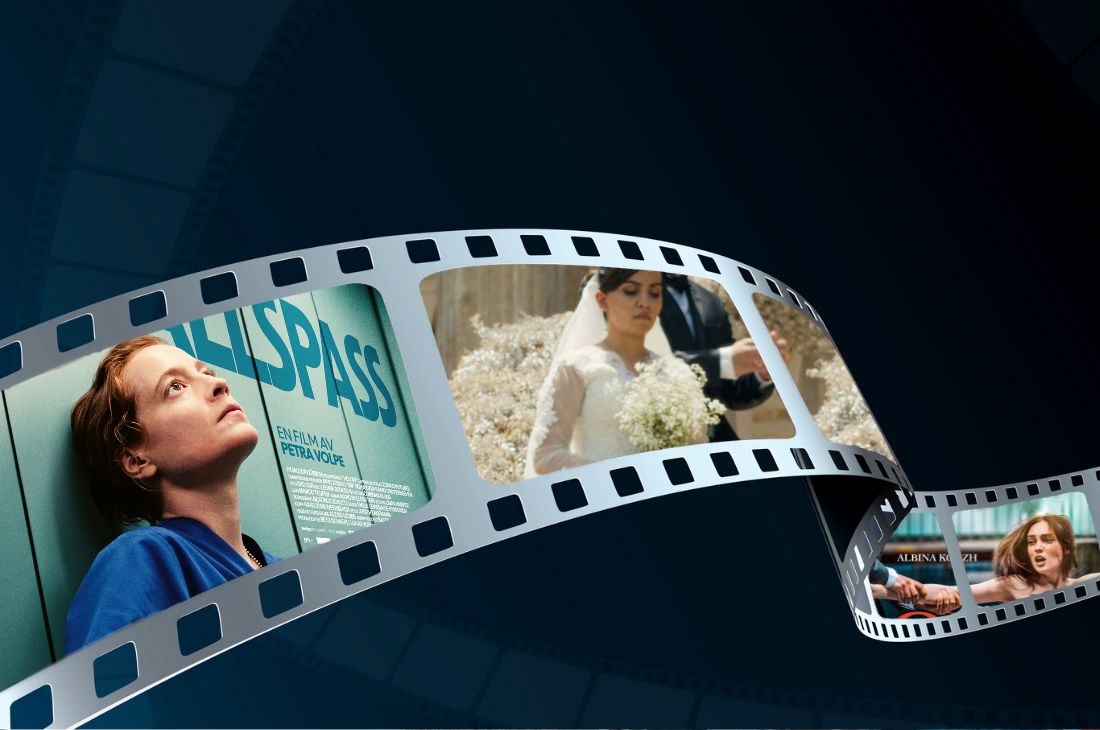 Filmrulle med bilder från filmtipsen i artikeln.