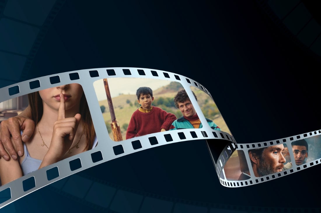 En utdragen filmrulle.