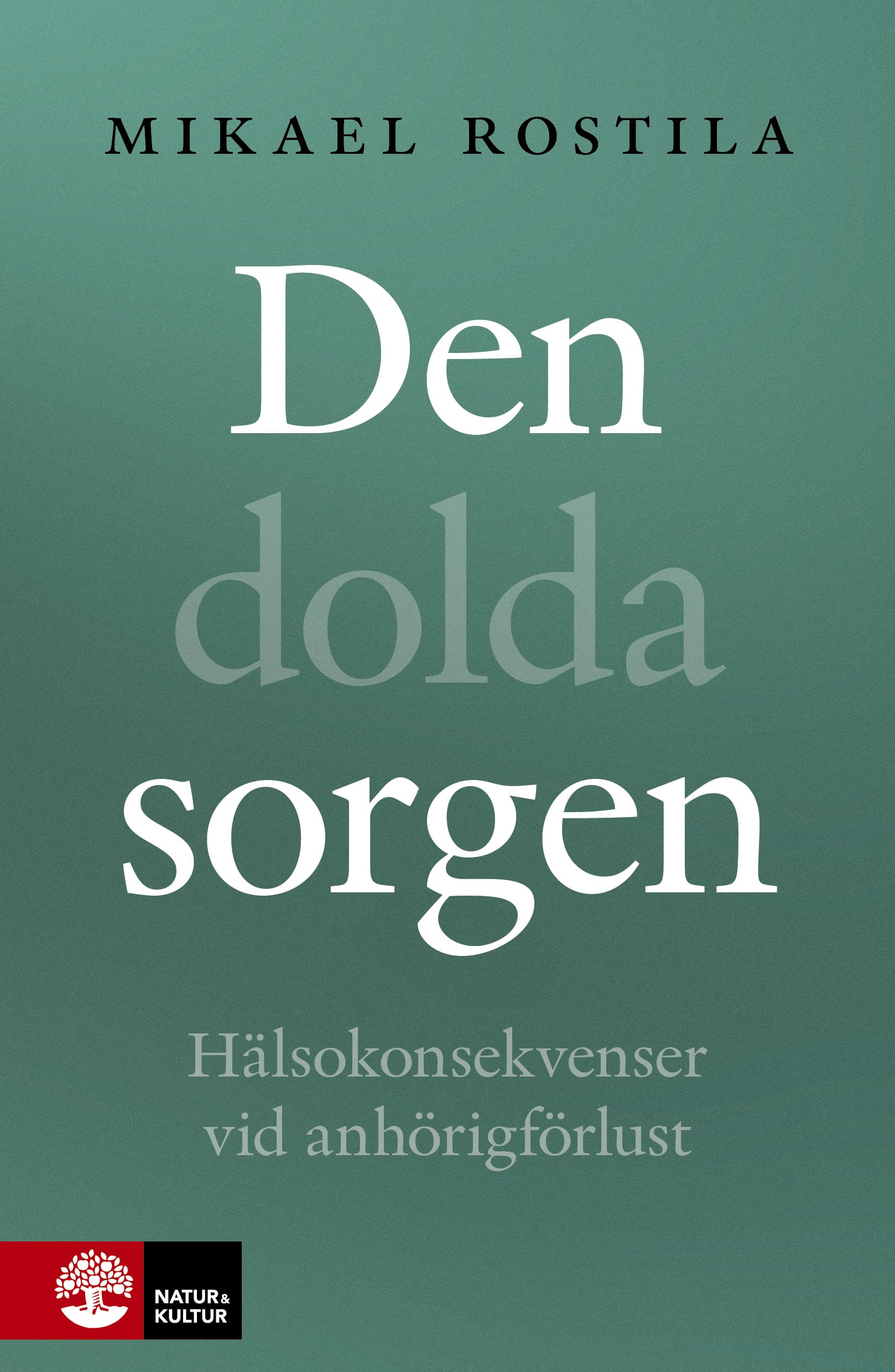 Bokomslag med titeln Den dolda sorgen av Mikael Rostila