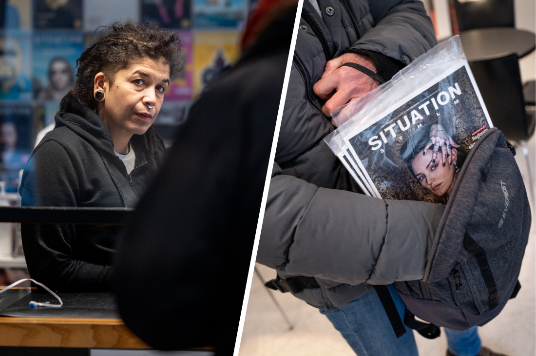 Porträtt på Marre Echeverria jobbar som samordnare på Situation Stockholm.