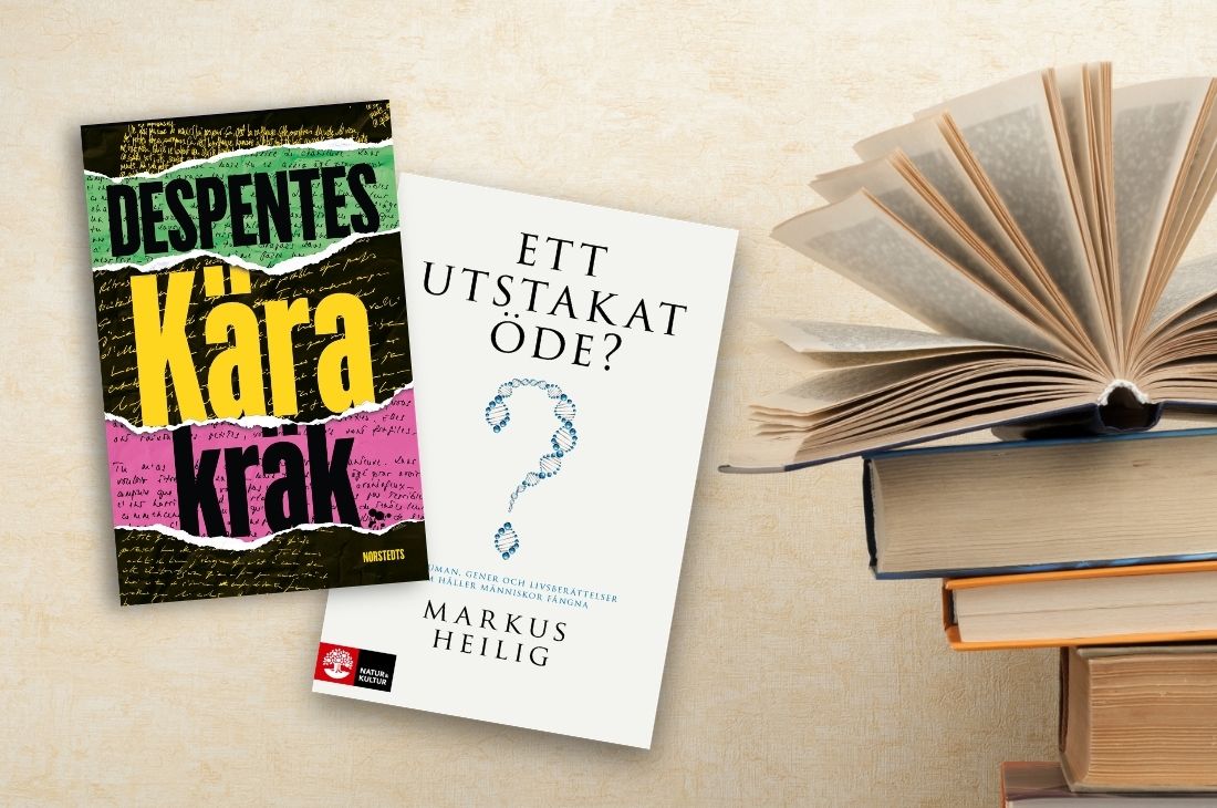Två bokomslag