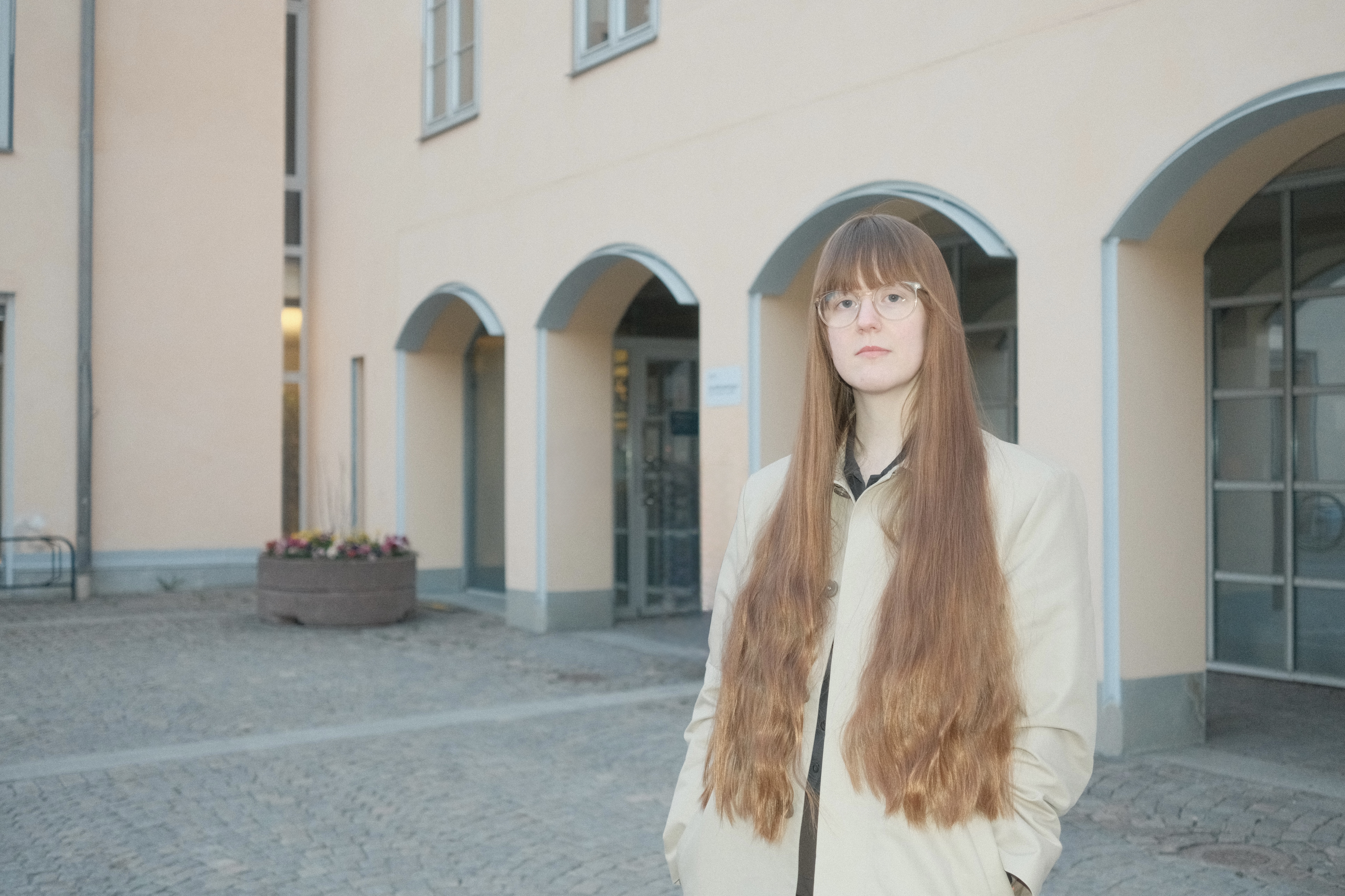 Porträtt på Elisabeth Krasowska