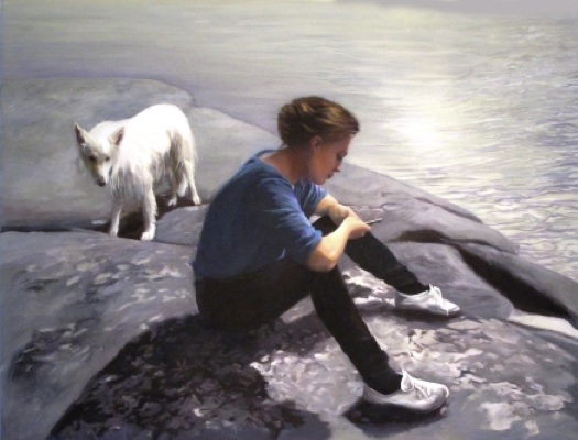 Der weiße Hund II Karin Broos