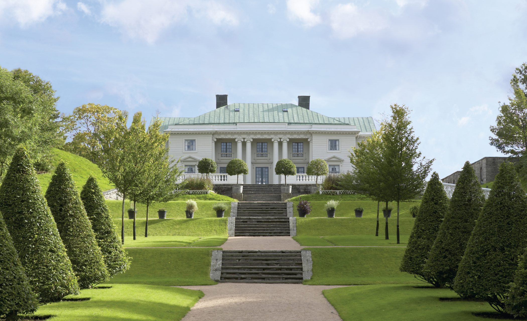 Gunnebo house and gardens, situated 10 kilometres outside Gothenburg,.
