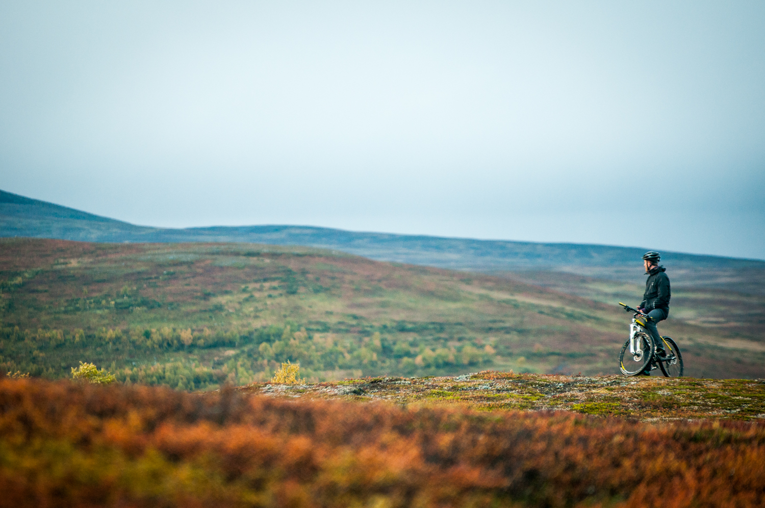 RÖJK testar mountainbike i Ramundberget 2