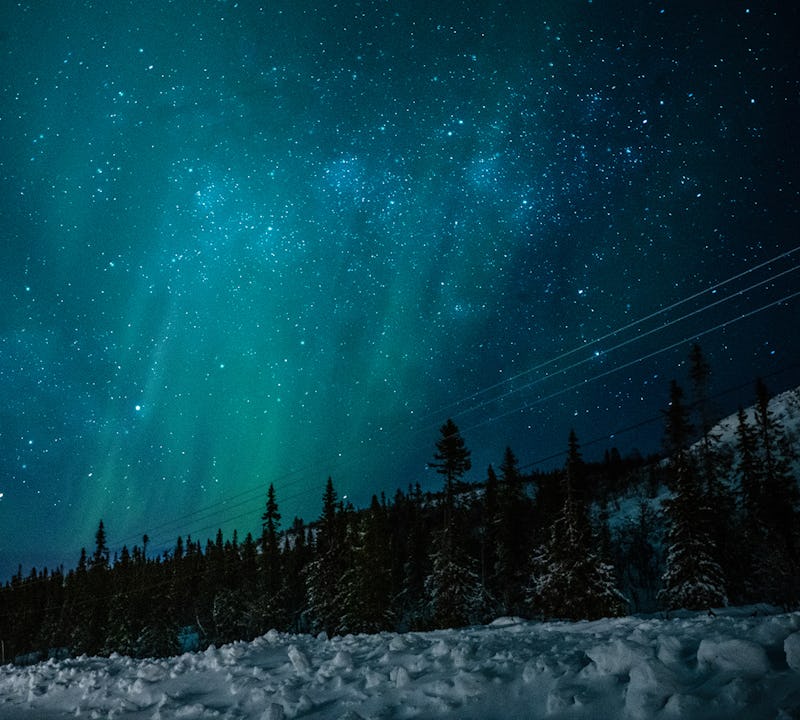 Nordlichter, beobachtet in Schweden.