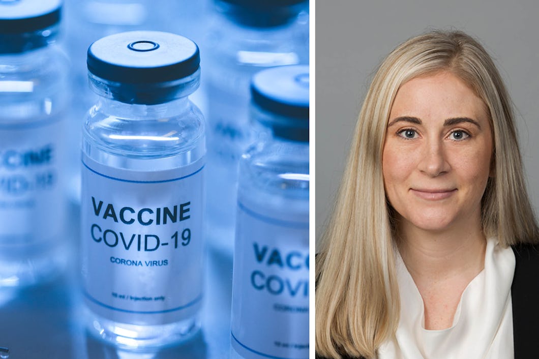 Corona-vaccin och Kristina von Sydow