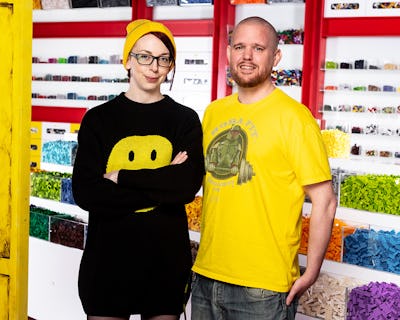 Receptarien Emma Friman och läkaren Andreas Lenander tävlar i tredje säsongen av TV4:s lördagsunderhållning Lego Masters.