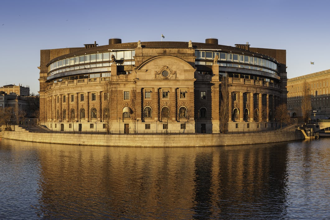 Riksdaghuset i Stockholm.