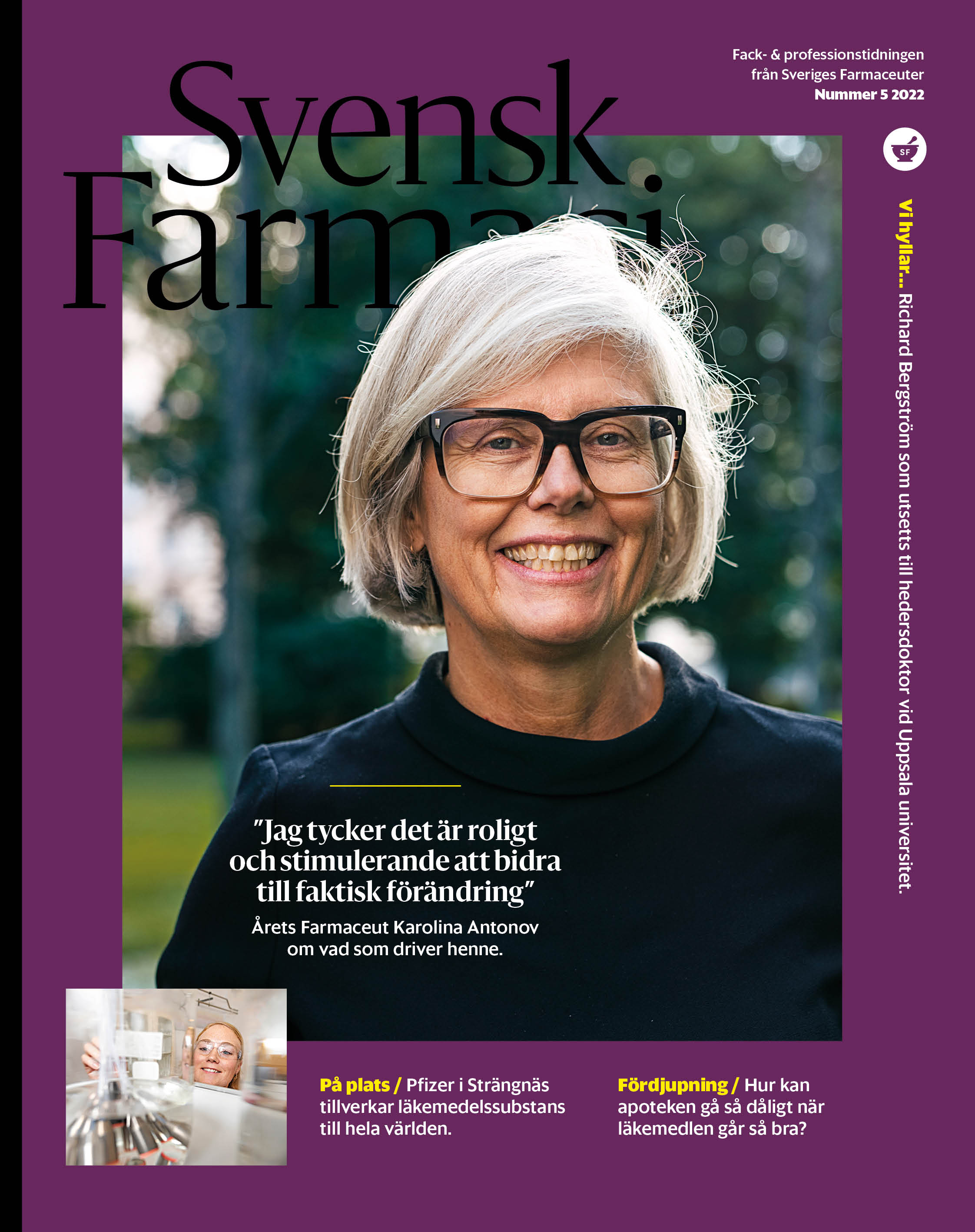 Svensk Farmaci nr 5. 2022 omslag